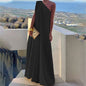 Autumn Winter Women Elegant One Shoulder Cocktail Dress Maxi Dress