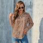 Women Clothing Loose Casual Chiffon Shirt Top with All Colors at Least