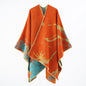 Autumn Winter Shawl Street Travel All Match Cloak Double Sided Cashmere Cloak