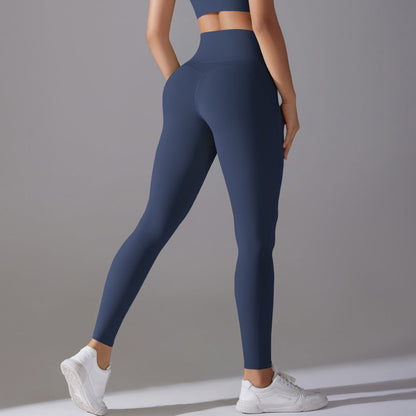 Celebrity High Waist Hip Lift Nude Feel Pants Wear Free Underwear No Embarrassment Line Sports Trousers Running Fitness Yoga Pants Women