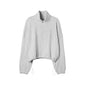 Fall Waffle Sweaters Women Clothing Long Sleeve Zipper Polo Shirt Drawstring Waist Casual Pullover