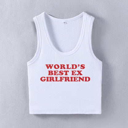 Street Hipster Girlfriend Short Vest Women