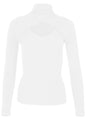 Women Wear Sexy Hollow Out Cutout Turtleneck Long Sleeve Thread Fitted Top Small Sunken Stripe Pullover