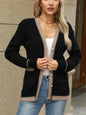 Knitted Sweater Cardigan Women Autumn Winter Idle Casual Knitted Long Sleeve Cardigan Coat