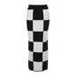 Fall Women Clothing High Waist Slim Fit Slit Hip Wrapped Chessboard Plaid Skirt for Women