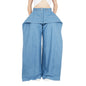 Fashionable Trendy Wide Leg Pants Summer High Waist Design Profile Straight Women Jeans