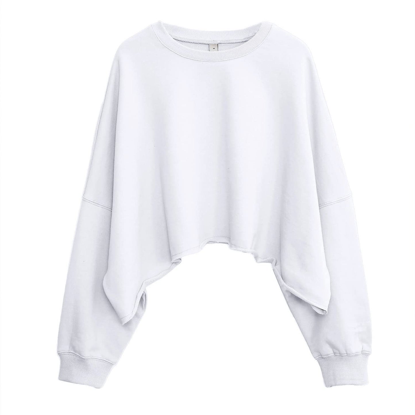 Short Sweater Women Clothing Loose Fitting Cropped Slimming Fashionable Printed Street Sportswear Yoga Jacket Coat