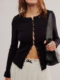 Women Autumn Slim Fit Cardigan Long Sleeve Short Sweater