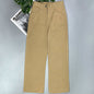 Street Hipster Retro Casual Straight Pants Khaki Baggy Pants High Waist Wide Leg Pants Jeans