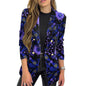 Autumn Winter Printed Small Blazer Single Long Sleeve Autumn Winter Blazer