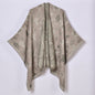 Ladies Artificial Cashmere Scarf Shawl Japanese Korean Cartoon Double Sided Jacquard Cardigan