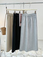 Bathroom Skirt High Waist Cover All Matching Straight Long Skirt Casual Slit Skirt Women Korean OneStep Skirt