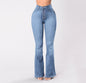 High Waist Stretchy Wide-Leg Jeans for Women Plus size