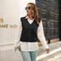 Popular Vest Sweater Women Vest Autumn Winter Knitwear Sweater