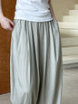 Thin Elastic Waist Drooping Wide Leg Pants Women Summer Relaxed Sense Mop Pants Yamamoto Pants