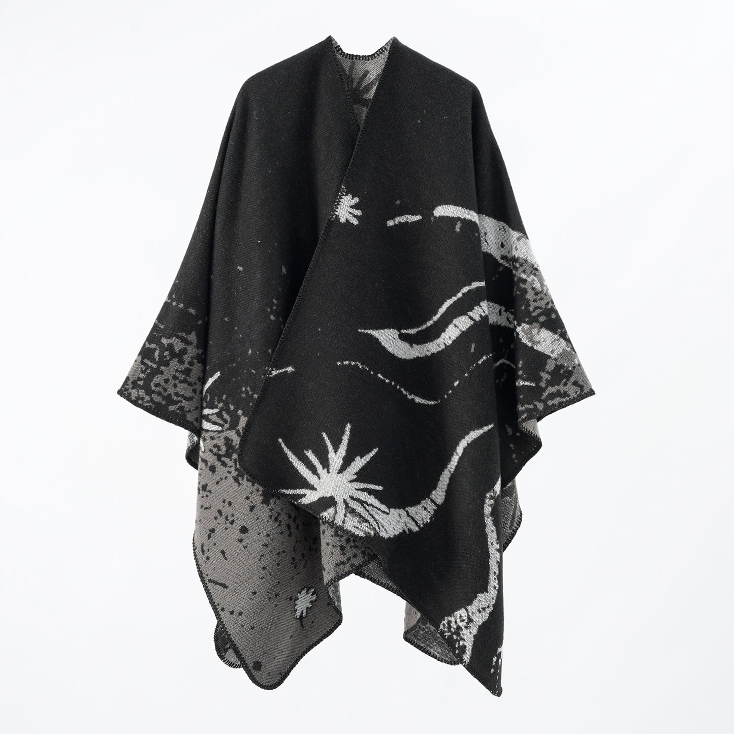 Autumn Winter Shawl Street Travel All Match Cloak Double Sided Cashmere Cloak