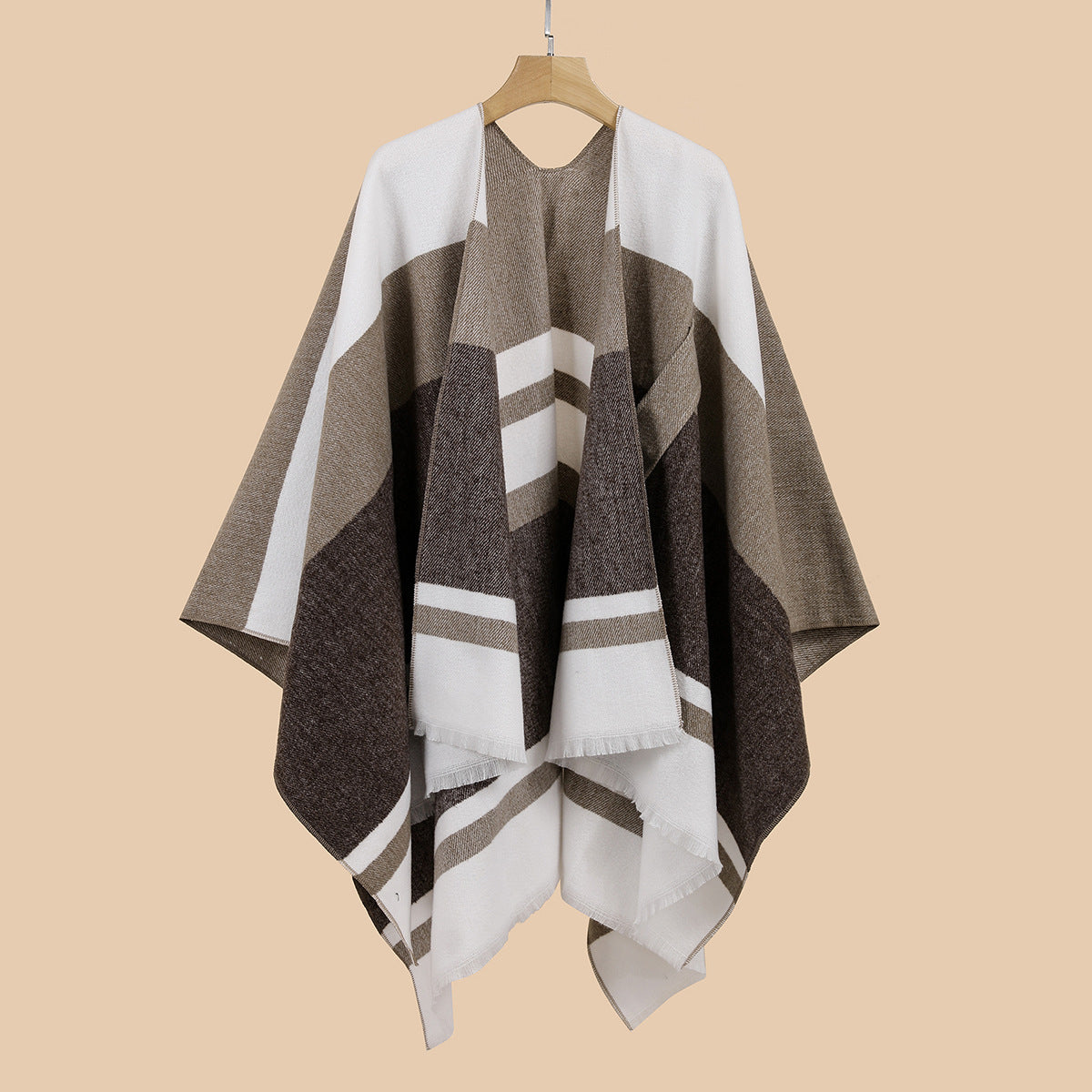 Shawl Outer Match Decorative Spring Autumn Winter Tourism Ethnic Warm Split Cloak