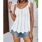 Summer Women Clothing Women Hollow Out Cutout Beach Cover Up Lace up Sexy Sweater Vest