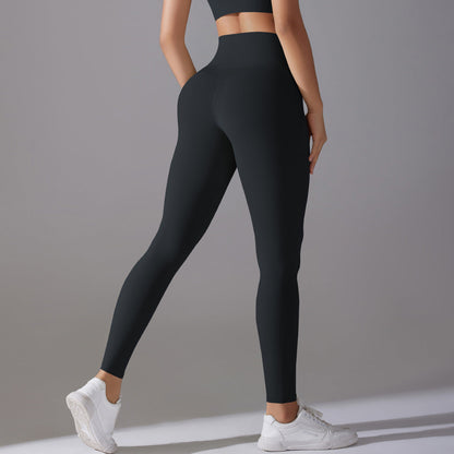 Celebrity High Waist Hip Lift Nude Feel Pants Wear Free Underwear No Embarrassment Line Sports Trousers Running Fitness Yoga Pants Women