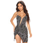 Summer Women Clothing Sexy Rhinestone Night Club Slip Women Dress Short