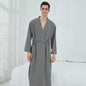 Sauna Clothes Women Thin Robe Long Couple Home Wear Hotel Bathrobe