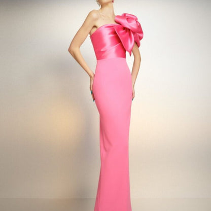 Pink Bandage Maxi Dress