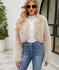 Casual Women Faux Fur Top Women Fur Short Coat