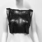 Women Clothing Metal Sequ Top Sexy Vest Music Festival Party Sweet Spicy Vest