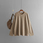 Sweater Women Autumn Winter Loose round Neck Solid Color Long Sleeve Casual Sweater Top Women