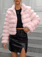 Autumn Winter Faux Fur Coat Short Women All Match Socialite Affordable Luxury Protection