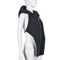 Cotton Vest Zipper Sleeveless Lace up Splash Proof Cotton Padded Coat for Women