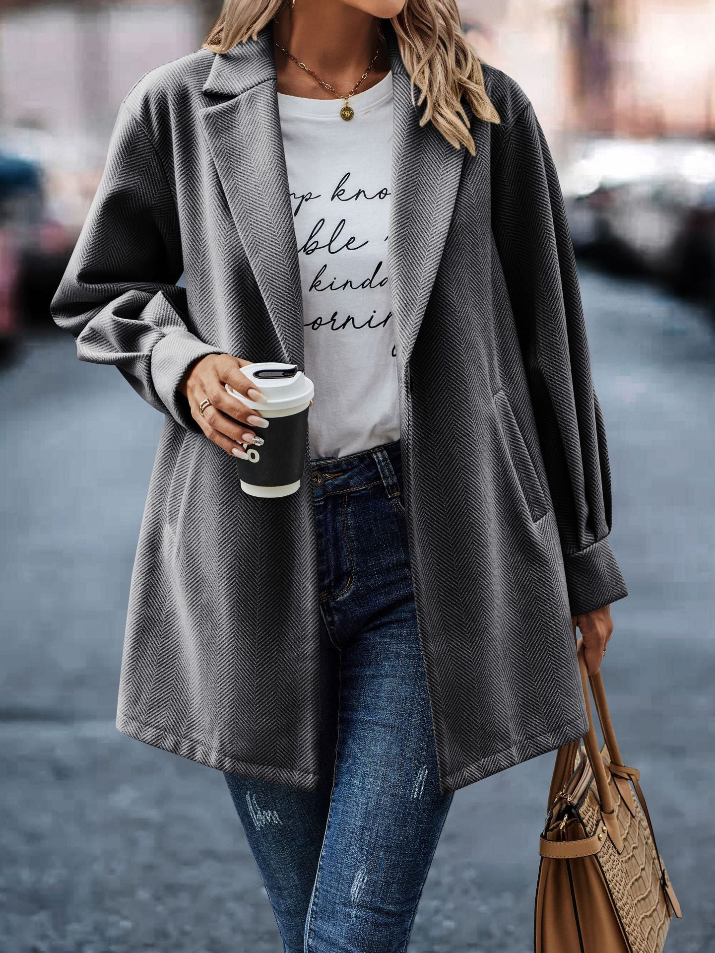 Fall Winter Collar Long Long Sleeve Women Coat