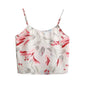 Printed Loose Short Strap Top Women Summer Ethnic Sexy Sweet Spicy Bottoming Vest Top