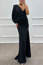 Women V neck Sexy Design Dress Evening Dress