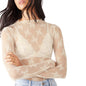 Women See through Lace Top Mesh Multi Color Bottoming Shirt Sexy Trendy T shirt