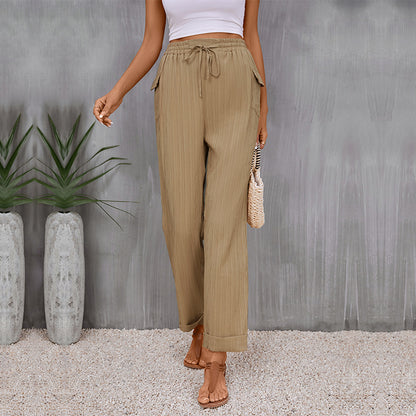 Autumn Women Clothing Trousers Loose Casual Pants