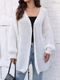 Women Thick Coat Autumn Winter Thick Needle Woven Sweater Cardigan Loose Lazy Casual Sweater