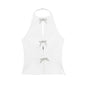 Spring Jewelry Bowknot Decoration Hanging Collar Slim Top