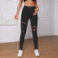 Ripped Cool Women Stretch Slim Denim Skinny Pants Women