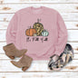 Pullover Simple Round Neck Top Long Sleeve Printed Loose Sweatshirt