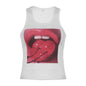 Casual Women Lips Cherry Print I Shaped Vest Basic Pullover Home Outerwear Top