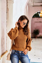 Women Autumn Winter Elegant Graceful Niche Design Turtleneck Soft Glutinous Knitted Sweater