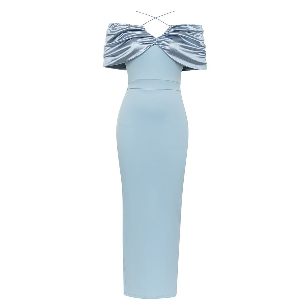 Dress Simple Sexy Sling Slim Tiered Dress Dinner Dress Dress Women