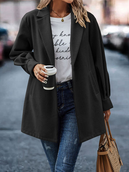 Fall Winter Collar Long Long Sleeve Women Coat