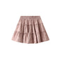 Autumn Sweet Fungus Lace Stitching Tiered Dress High Waist Slim Skirt Women