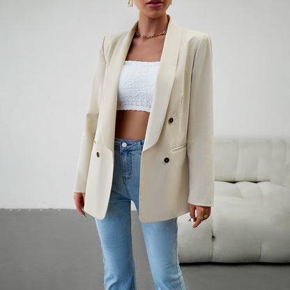 Women Clothing Autumn Winter Office Blazer