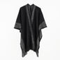 Summer Hollow Out Cutout Tassel Outer Wear Women Cloak Sunscreen Shawl