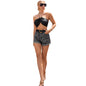 Women Clothing Trendy High Waist Slimming Straight Wide Leg Denim Shorts Summer