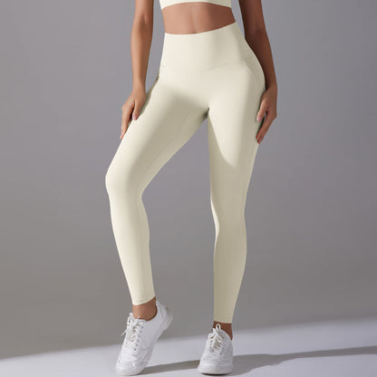 Celebrity High Waist Hip Lift Nude Feel Pants Wear Free Underwear No Embarrassment Line Sports Trousers Running Fitness Yoga Pants Women