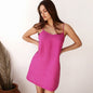 Summer Nightdress Sexy Pure Want Backless Solid Color Comfort Skin Friendly Women Homewear Pure Cotton Breathable